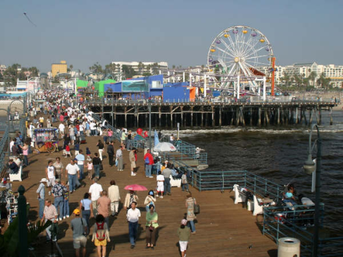Santa Monica Pier, Los Angeles California