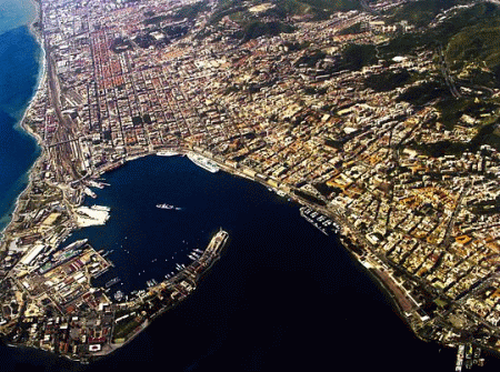 Messina veduta aerea
