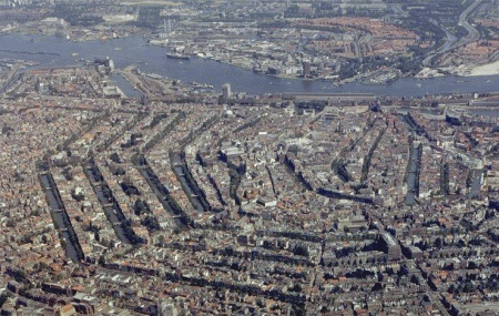 Amsterdam vista dall alto
