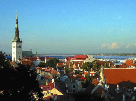 Veduta di Tallin capitale dell Estonia
