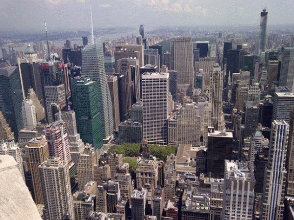 Manhattan vista dall'Empire State Building