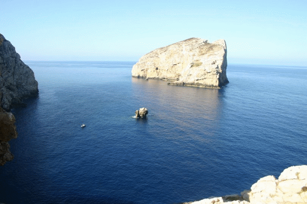 Capo Caccia (Alghero), lo scoglio della Foradada