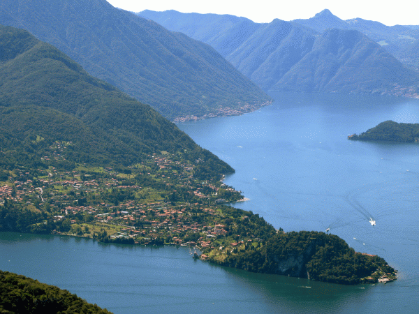 Veduta del promontorio di Bellagio Lago di Como