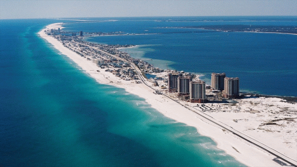 La spiaggia di Pensacola Florida