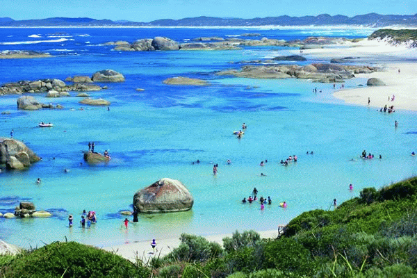 La spiaggia di Margaret River Australia