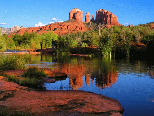 La Cathedral Rock nel territorio di Sedona Arizona