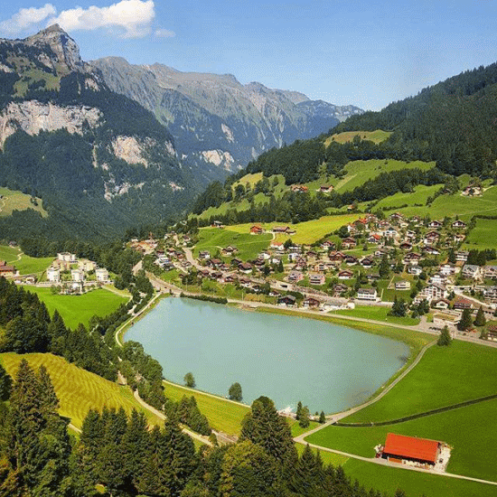 Veduta di Engelberg Svizzera fotospettacolari