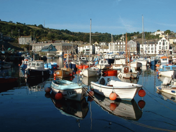 Mevagissey villaggio di pescatori in Cornovaglia fotospettacolari