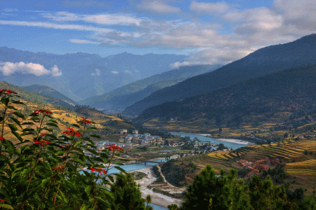 bhutan panorama