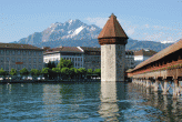 Veduta di Lucerna Svizzera