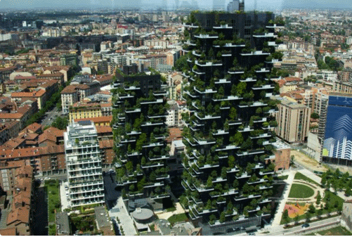 I grattacieli Bosco Verticale a Milano