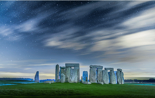 Suggestiva visione di Stonehenge