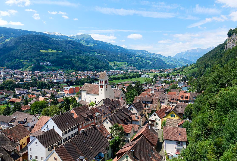 Vaduz capitale del Liechtenstein